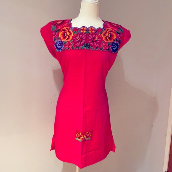 NWOT. Artisanal100% hand embroidered punto de cruz. - Picture 1 of 5